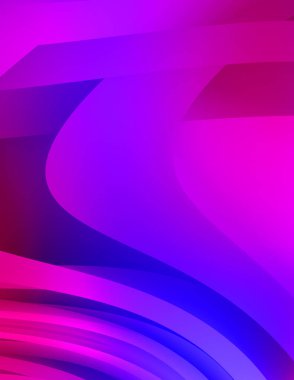 Renkli gradyan ile soyut arkaplan. Çizgili çizgili canlı duvar kâğıdı. Modern hareketin akışkan 2d çizimi.