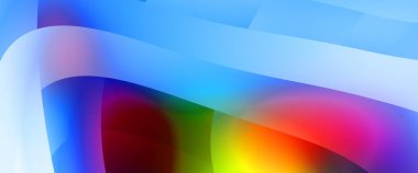 Renkli gradyan ile soyut arkaplan. Çizgili çizgili canlı duvar kâğıdı. Modern hareketin akışkan 2d çizimi.