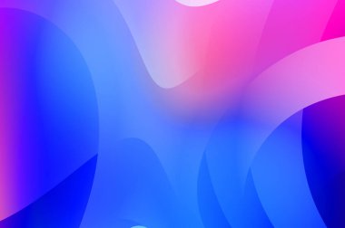 Renkli gradyan ile soyut arkaplan. Çizgili çizgili canlı duvar kâğıdı. Modern hareketin akışkan 2d çizimi.