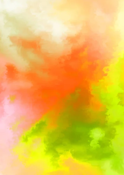 Abstract Colorful Watercolor White Background Digital Art Painting — Stock Photo, Image