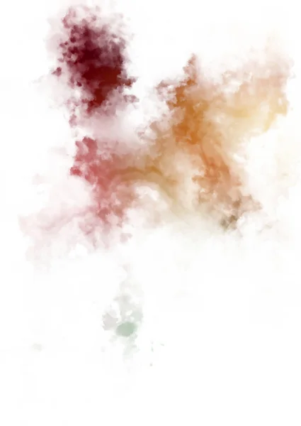 Abstract Colorful Watercolor White Background Digital Art Painting — Stock Photo, Image