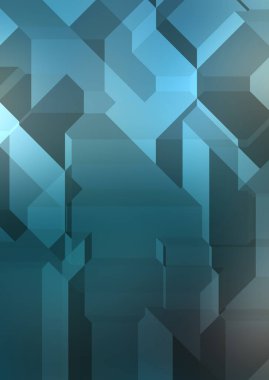 Çokgen arka plan. Geometrik tasarımlı renkli duvar kağıtları. Dijital 3d illüstrasyon.