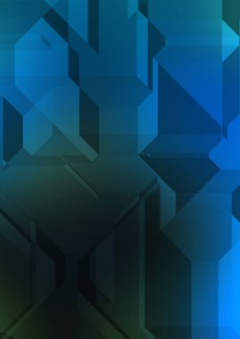 Çokgen arka plan. Geometrik tasarımlı renkli duvar kağıtları. Dijital 3d illüstrasyon.