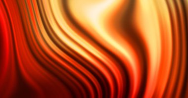 Kavisli çizgileri olan soyut bir arkaplan. Soyut ve gradyan renkte renkli çizimler. Çizgili desenli canlı dalga deseni.