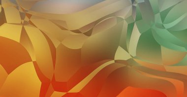 Soyut arkaplan. Çizgili renkli geometrik duvar kâğıdı. Kesişen şekiller desen grafiği. Canlı tasarım.