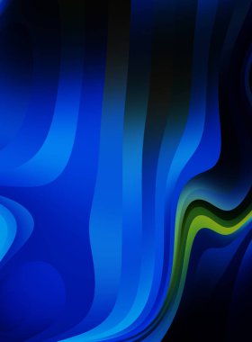 sıvı soyut arkaplan ve renkli gradyan. Modern hareketin 2d illüstrasyonu.