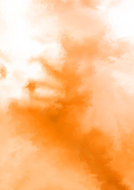 Beyaz arkaplanda soyut renkli suluboya. Dijital resim.