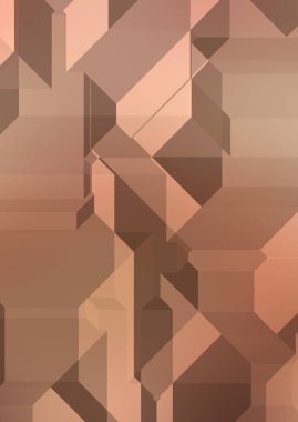 Çokgen arka plan. Geometrik tasarımlı renkli duvar kağıtları. Dijital 3d illüstrasyon.