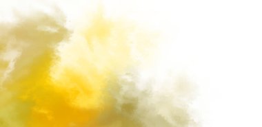 Beyaz arkaplanda soyut renkli suluboya. Dijital resim.