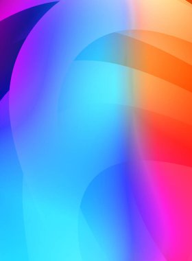 Renkli gradyan ile soyut arkaplan. Çizgili çizgili canlı duvar kâğıdı. Modern hareketin akışkan 2d çizimi.