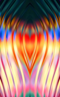 Soyut arkaplan. Renkli dalgalı tasarım duvar kâğıdı. Grafik illüstrasyon.