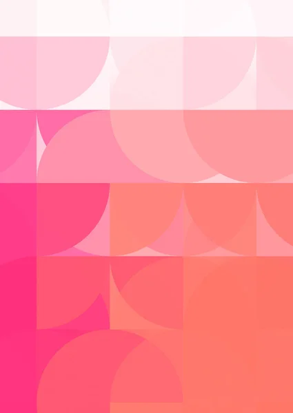 Layers Circular Shapes Creating Colorful Vibrant Design Digital Illustration Circles — Stock Photo, Image