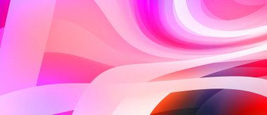 Renkli gradyan ile soyut arkaplan. Çizgili çizgili canlı duvar kâğıdı. Modern hareketin akışkan 2d çizimi.