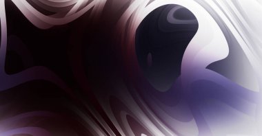 Dinamik trend basit akışkan renk gradyan soyut serin arka plan ve üst üste çizgi etkileri. Duvar kağıdı, afiş, arkaplan, kart, kitap, broşür, web sitesi. 2d illüstrasyon