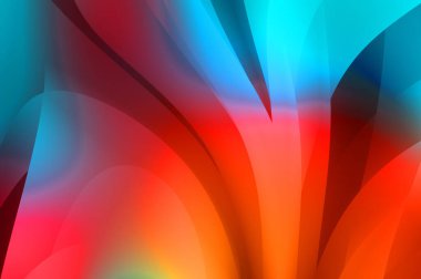 Renkli gradyan ile soyut arkaplan. Çizgili çizgili canlı duvar kâğıdı. Modern hareketin akışkan 2d çizimi.