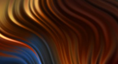 Kavisli çizgileri olan soyut bir arkaplan. Soyut ve gradyan renkte renkli çizimler. Çizgili desenli canlı dalga deseni.