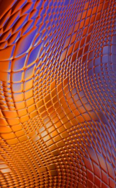 Soyut arkaplan. Renkli dalgalı tasarım duvar kağıdı. yaratıcı grafik 2D çizim. Dinamik şekilli modaya uygun sıvı örtüsü.