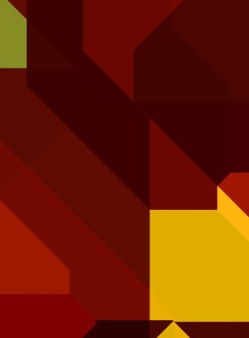 Renkli ve canlı geometrik şekiller katmanları var. Bir teknoloji planının dijital illüstrasyonu. Gelecekçi tasarım şablonu.