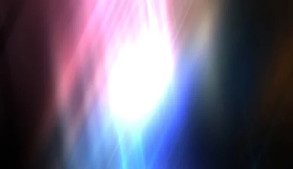 Świecący Kolorowy Rozbłysk Światła Wibrujące Tło Energii Promienie Światła Eterycznym — Zdjęcie stockowe