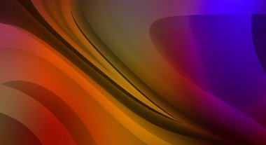 Renkli gradyan ile soyut arkaplan. Çizgili çizgili canlı duvar kâğıdı. Modern hareketin akışkan 2d çizimi.