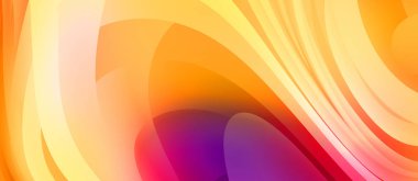 Renkli gradyan ile soyut arkaplan. Çizgili çizgili canlı duvar kâğıdı. Modern hareketin akışkan 2d çizimi.