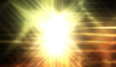 Işıl ışıl parlayan bir ışık. Enerjik enerji arka planı. Işığın ışınları ruhani bir ışıltıyla. Güzel duvar kağıdı.