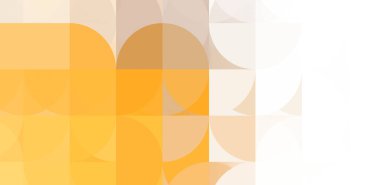 Dairesel şekillerin katmanları renkli ve canlı bir tasarım yaratıyor. Dairelerin sayısal çizimi. Gelecekçi tasarım şablonu.