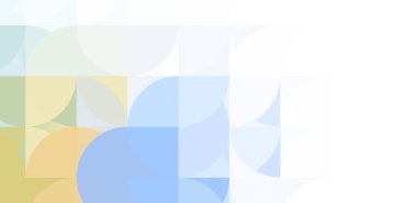 Dairesel şekillerin katmanları renkli ve canlı bir tasarım yaratıyor. Dairelerin sayısal çizimi. Gelecekçi tasarım şablonu.