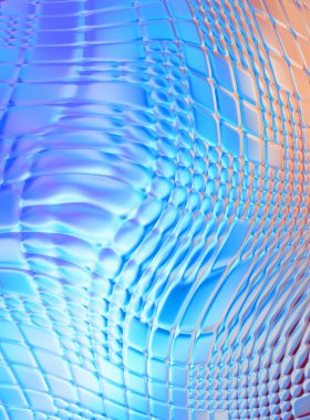 Soyut arkaplan. Renkli dalgalı tasarım duvar kağıdı. yaratıcı grafik 2D çizim. Dinamik şekilli modaya uygun sıvı örtüsü.