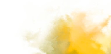 Beyaz arkaplanda soyut renkli suluboya. Dijital resim.