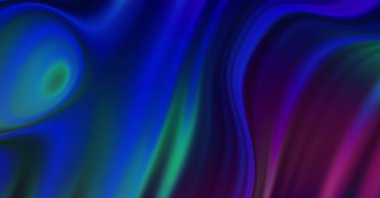 Kavisli çizgileri olan soyut bir arkaplan. Soyut ve gradyan renkte renkli çizimler. Çizgili desenli canlı dalga deseni.