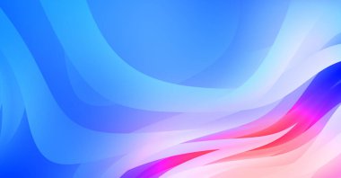 Renkli gradyan ile soyut arkaplan. Çizgili çizgili canlı duvar kâğıdı. Modern hareketin akışkan 2d çizimi.