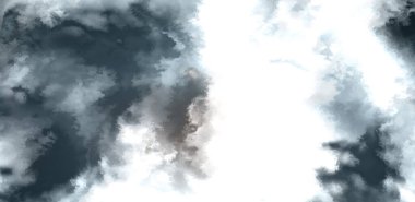 Beyaz arkaplanda soyut renkli suluboya. Dijital resim.