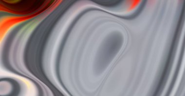 Kavisli çizgileri olan soyut bir arkaplan. Soyut ve gradyan renkte renkli çizimler. Çizgili desenli canlı dalga deseni.