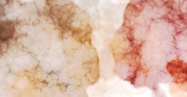 Suluboya arka planda lekeler ve lekelerle boyanmış. Fırça darbesi ile boyanmış. 2d Görüntü.