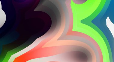 Sıvı renkli gradyanı olan soyut bir arkaplan. Modern kentsel grafiğin 2D çizimi. Graffiti tasarımı duvar kağıdına ilham verdi.