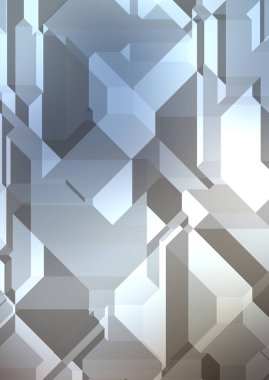 Çokgen arka plan. Geometrik tasarımlı renkli duvar kağıtları. Dijital 3d illüstrasyon.