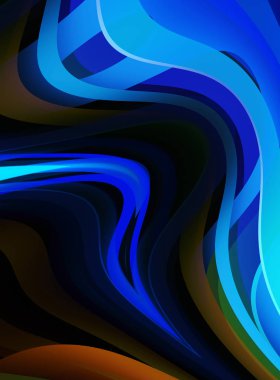 sıvı soyut arkaplan ve renkli gradyan. Modern hareketin 2d illüstrasyonu.