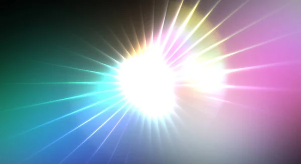 Explosión Dinámica Luz Movimiento Hermoso Fondo Brillante Luces Colores Pantalla — Foto de Stock