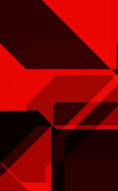 Renkli ve canlı geometrik şekiller katmanları var. Bir teknoloji planının dijital illüstrasyonu. Gelecekçi tasarım şablonu.