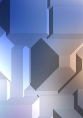 Çokgen arka plan. Geometrik tasarımlı renkli duvar kağıtları. Dijital 3d illüstrasyon.