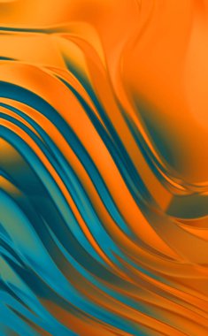 Soyut arkaplan. Renkli dalgalı tasarım duvar kâğıdı. Grafik illüstrasyon.