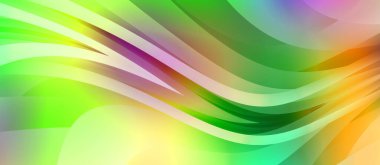 Renkli gradyan ile soyut arkaplan. Çizgili çizgili canlı duvar kâğıdı. Modern hareketin akışkan 2d çizimi.