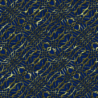 Renkli kumaş arka planında, lüks, kusursuz, altın işlemeli süslemeli moda deseni. Duvar kağıtları ve tekstil baskısı için tasarım. Lüks, ışıl ışıl metalimsi fantezi dokusu.
