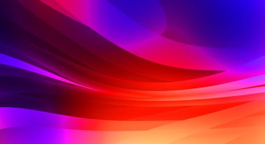 Renkli gradyan ile soyut arkaplan. Çizgili çizgili canlı duvar kâğıdı. Modern hareketin akışkan 2d çizimi.