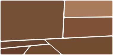 Beyaz boşluğu olan renkli bir çizim. Soyut geometrik desen. Mozaik arka plan. Geometrik çok renkli şekiller.