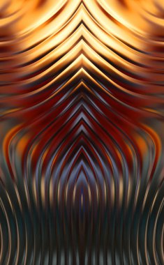 Soyut arkaplan. Renkli dalgalı tasarım duvar kâğıdı. Grafik illüstrasyon.