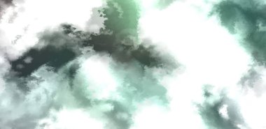 Beyaz arkaplanda soyut renkli suluboya. Dijital resim.