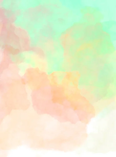 Watercolor Painted Background Blots Splatters Brush Stroked Painting Illustration — 스톡 사진