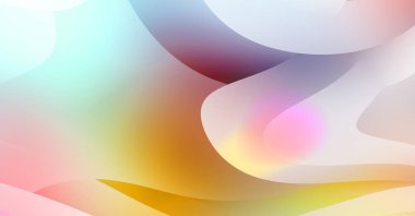 Renkli gradyan ile soyut arkaplan. Çizgili çizgili canlı duvar kâğıdı. Modern hareketin akışkan 2d çizimi.